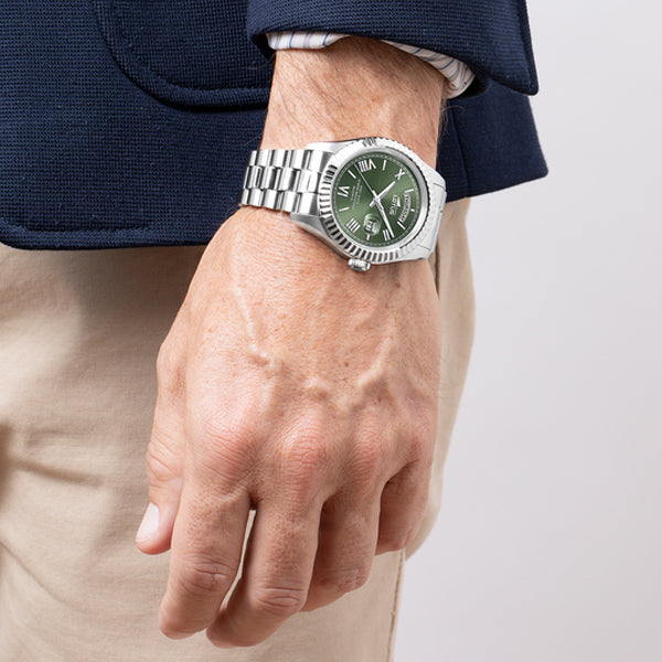LOTUS WATCHES Mod. FREEDOM Day Date GREEN