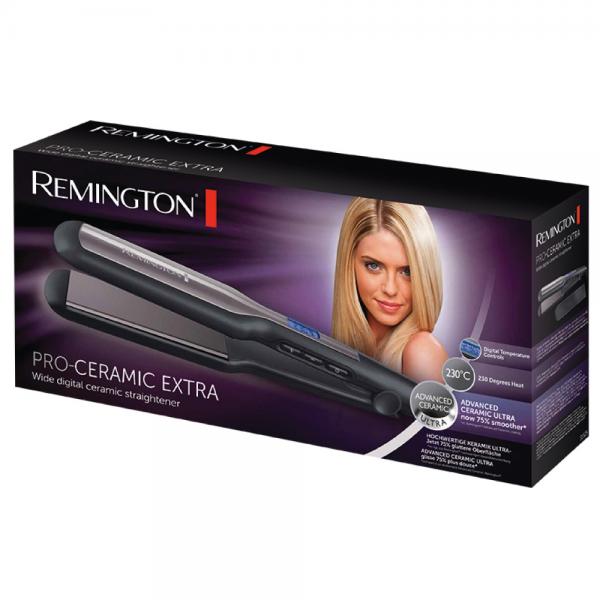REMINGTON S5525 - PIASTRA PER CAPELLI - CERAMICA - EXTRA LARGA - LED - 230 GRADI