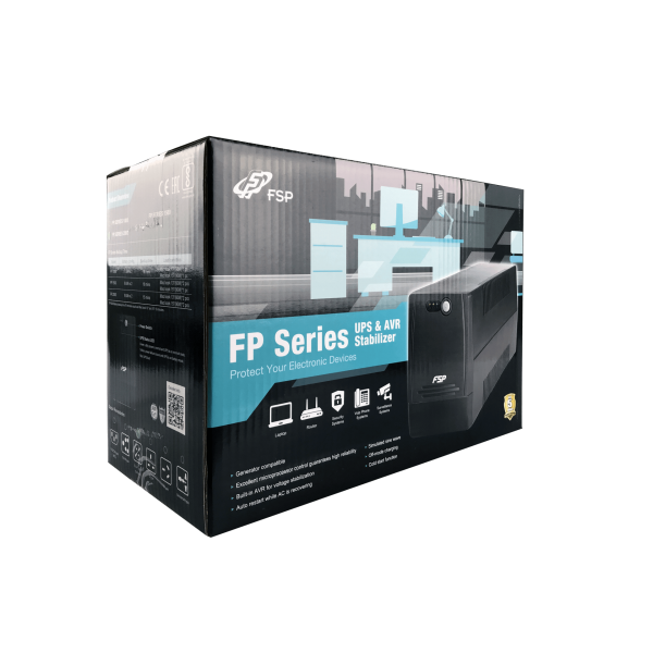 FSP FORTRON UPS FP1500 1500VA 900W 230V 4FP15004 2x12V/9AH, 4xSCHUKO