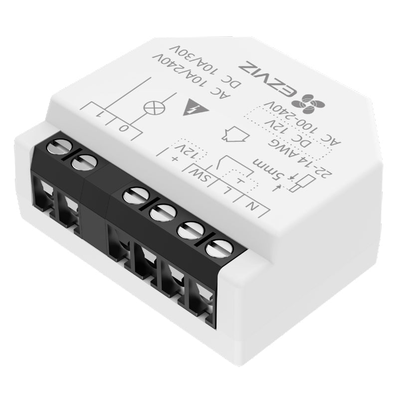 EZVIZ T35WD - RELE'' WI-FI 1 CANALE - CONTATTO PULITO - TIMER ED AUTOMAZIONI - COMPATIBILE ASSISTENTI VOCALI