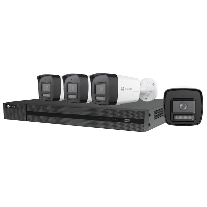 EZVIZ KIT X5K (CS-BN4884) - SMART HOME SECURITY KIT 1 NVR X5K 8CH + 4 TELECAMERE POE H3K