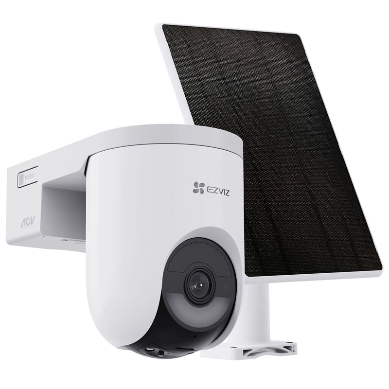 EZVIZ HB8 LITE + SOLAR PANEL - TELECAMERA MOTORIZZATA DA ESTERNO A BATTERIA - 2K+ - COLOR NIGHT VISION - HUMAN DETECTION - AUDIO BIDIREZIONALE - VOCAL CONTROL