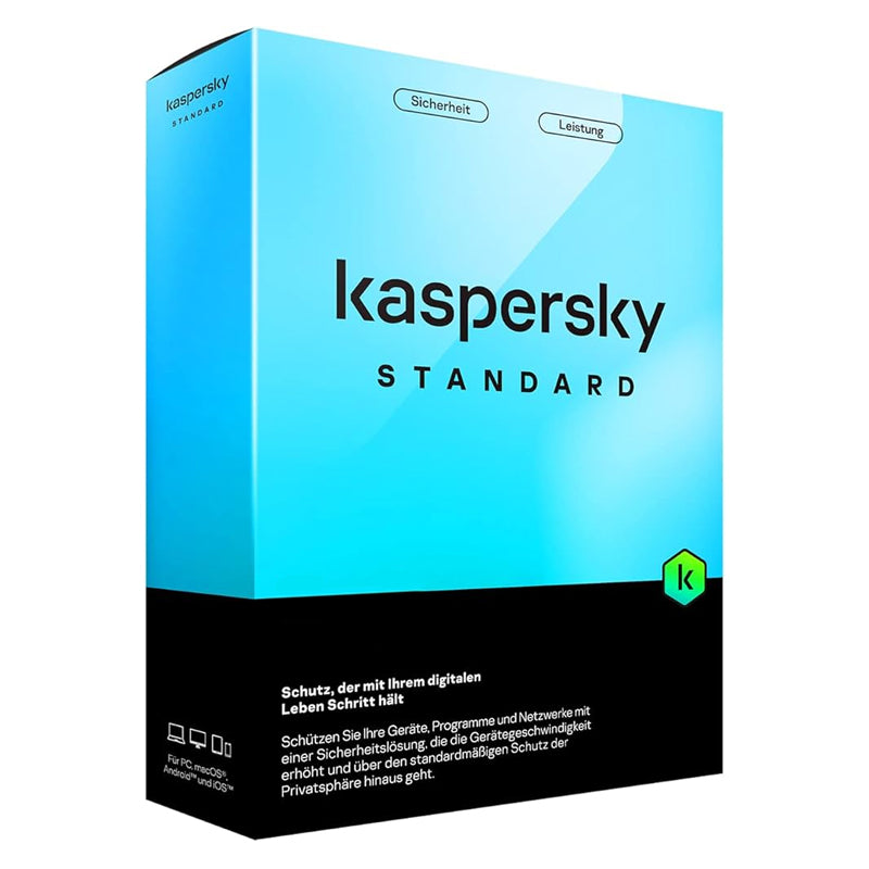 KASPERSKY STANDARD (SLIM BOX) - SOFTWARE SICUREZZA 1 DEVICE / 1 ANNO - ATTACH (KL1041T5AFS-SSBATT)