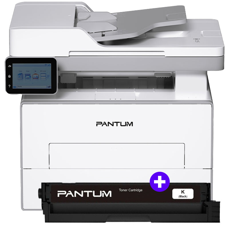 (BUNDLE) PANTUM BM4300ADW - STAMPANTE MULTIFUNZIONE LASER MONOCROMATICA A4 - LAN - WI-FI - FRONTE / RETRO - 33 PPM + TONER ORIGINALE PL-A4201H