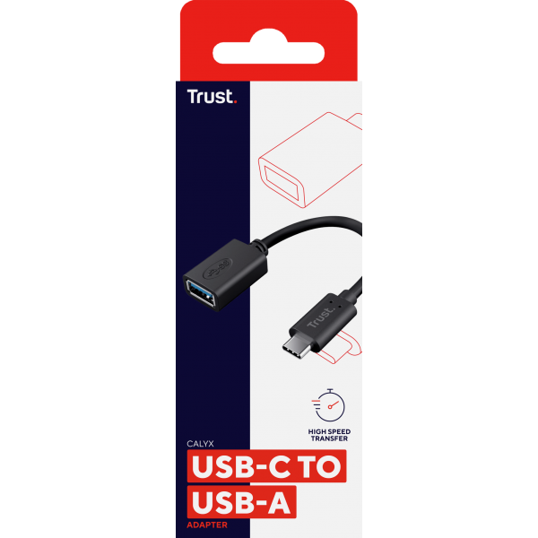 Trust 20967 cavo USB 0,09 m USB C USB A Nero