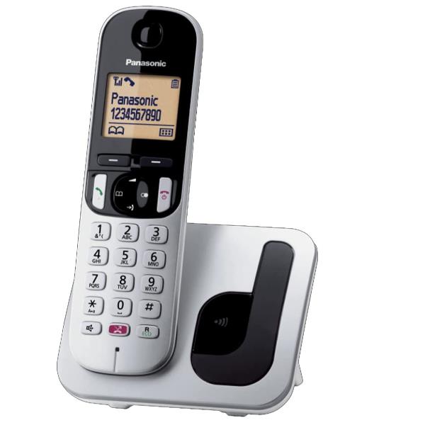 PANASONIC KX-TGC260JTS SILVER CORDLESS DECT CON SEGRET.