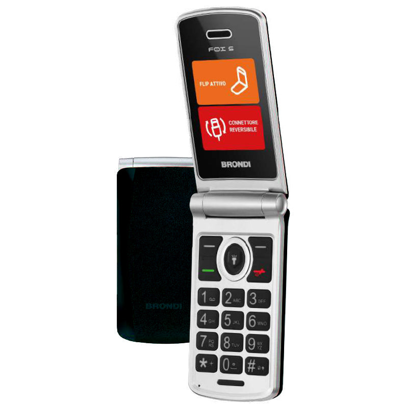 BRONDI FOX S (NERO) - TELEFONO CELLULARE - TORCIA