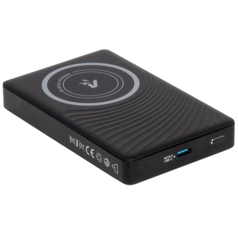 VULTECH VPB-MG5BK - POWER BANK 5.000 MAH WIRELESS MAGSAFE -LCD - USB-C 15W