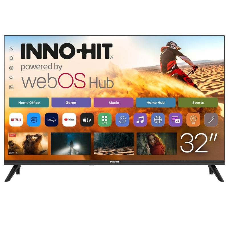 INNO HIT IH32FL2K - 32"" SMART TV LED HD - FRAMELESS - WEB OS - HDR10 - IT