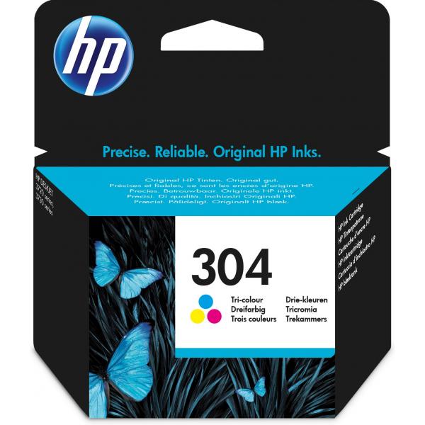 HP 304 Tri-color Original Ink