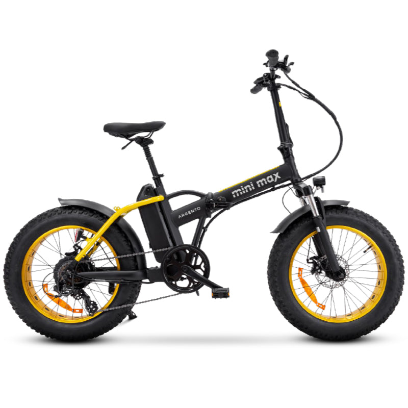 ARGENTO MINIMAX GOLD (AR-BI-250005) - E-BIKE FAT 20"" - ALLUMINIO - MOTORE BAFANG 250W 36V 10.4AH