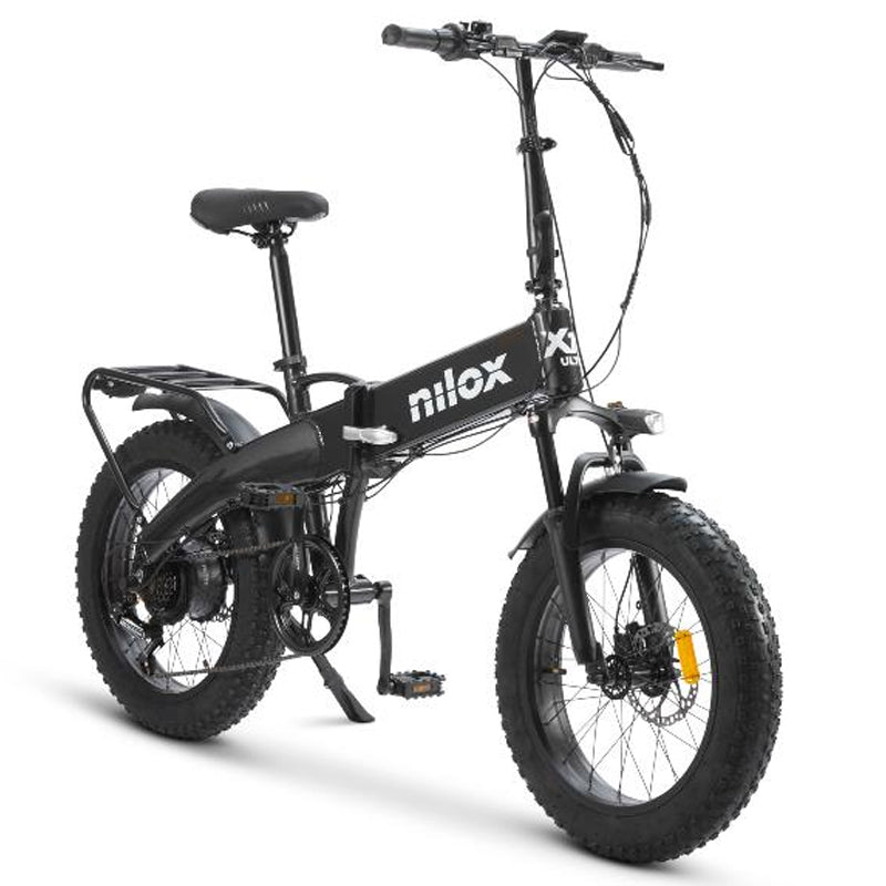 NILOX X10 ULTRA - FAT BIKE - TELAIO PIEGHEVOLE IN ALLUMINIO - RUOTE 20 x 4 - MOTORE 250W - FRENI DISCO - BATTERIA ESTRAIBILE 48V 13AH - AUT. 90KM - CAMBIO SHIMANO 6 MARCE (NXEBX10ULTRA)