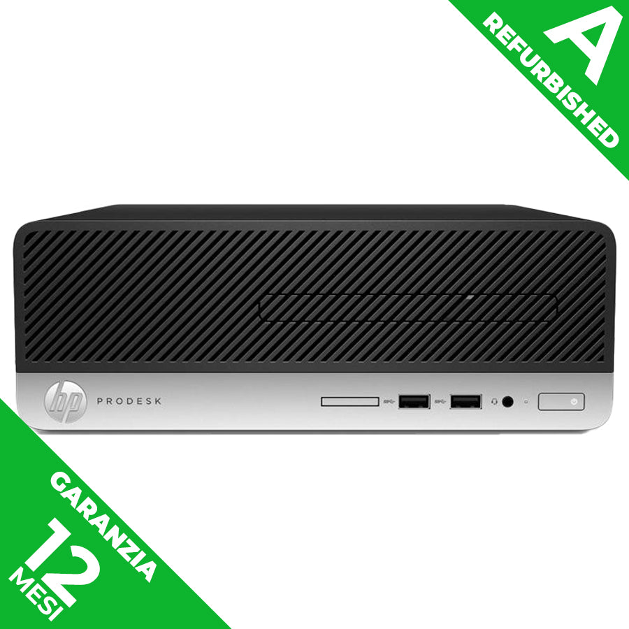 HP PRODESK 400 G5 SFF (REFURBISHED) - PC DESKTOP SFF - CPU INTEL i5 G8 - RAM 8GB - SSD 256GB - W11P -1Y