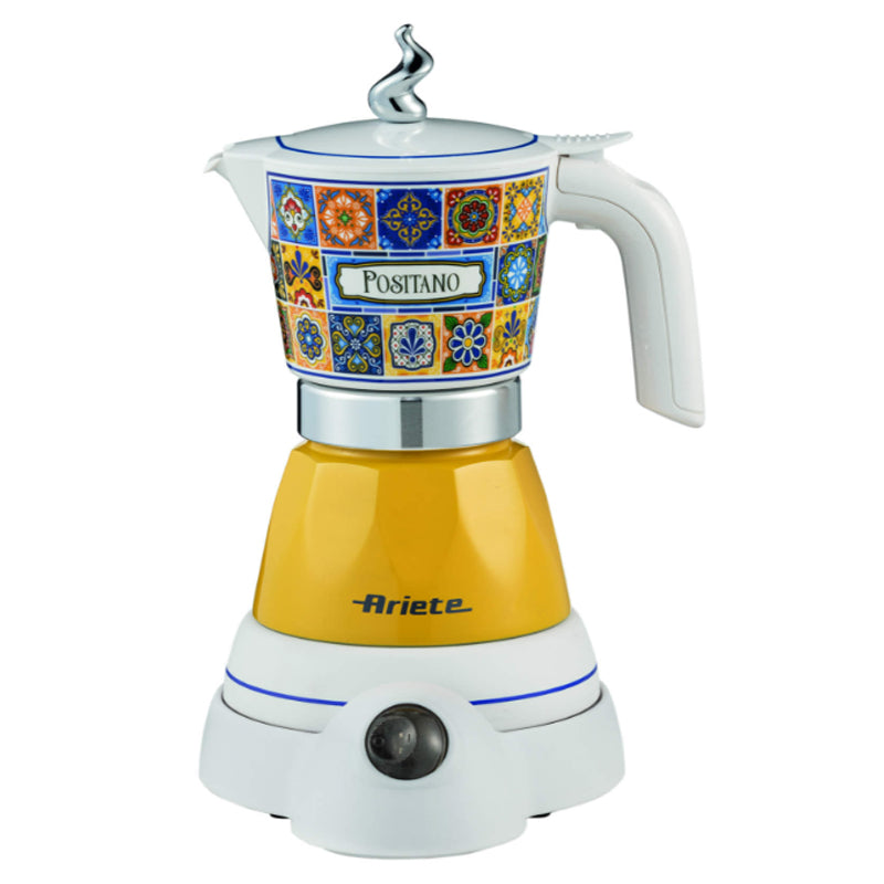 ARIETE MOKA AROMA POSITANO (1358/1P) - MOKA ELETTRICA PER POLVERE DI CAFF 2/4 TAZZE