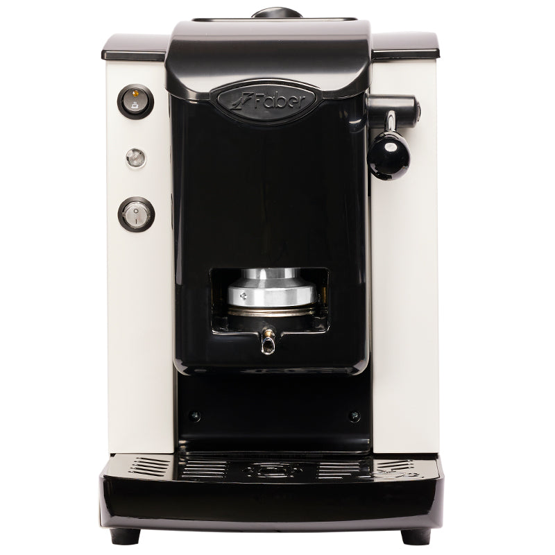 FABER SLOT PLAST LITE BIANCO / NERO (SPBIANLT) - MACCHINA CAFFE A CIALDE - TERMOREGOLATORE 95 GRADI