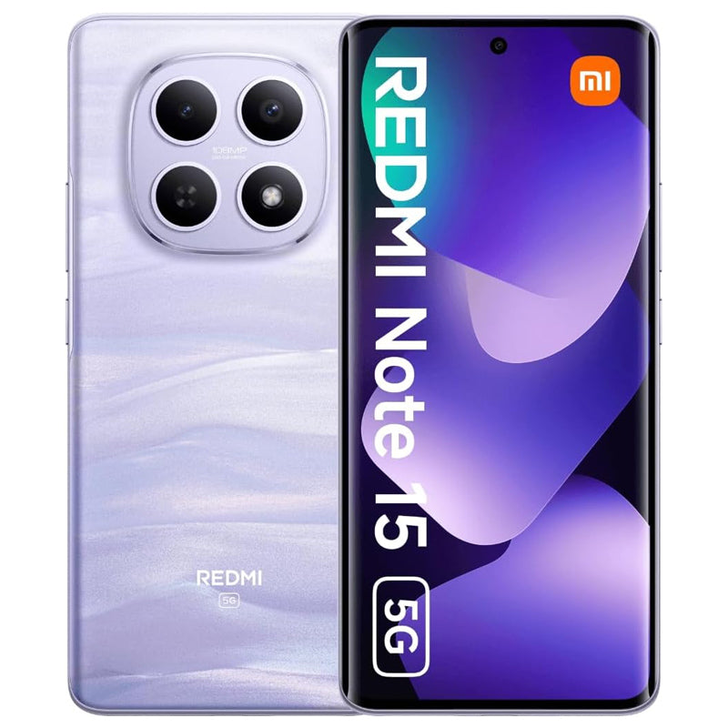 XIAOMI REDMI NOTE 15 5G (MIST PURPLE) - SMARTPHONE 6.77"" - RAM 8GB - STORAGE 512GB - ITA