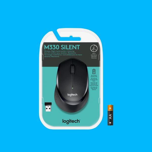 Logitech 910-004909 mouse Ufficio Mano destra RF Wireless Meccanico 1000 DPI