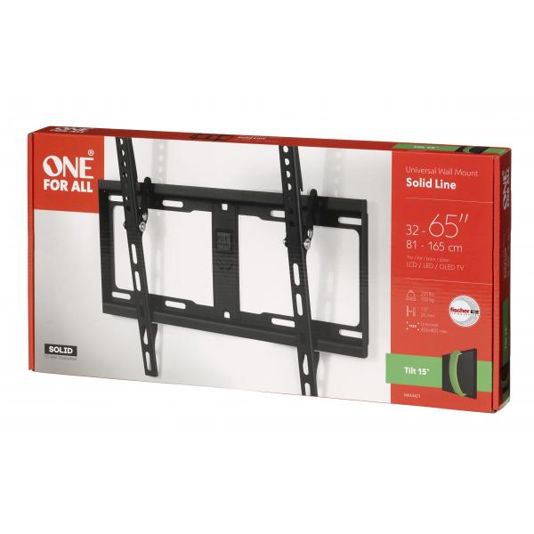 ONE FOR ALL SUPP. PARETE VESA 400 REGOLABILE 32"- 65" MAX 100KG