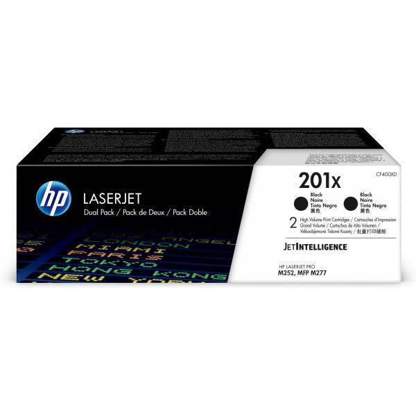 HP 201X 2pack HY Black Toner