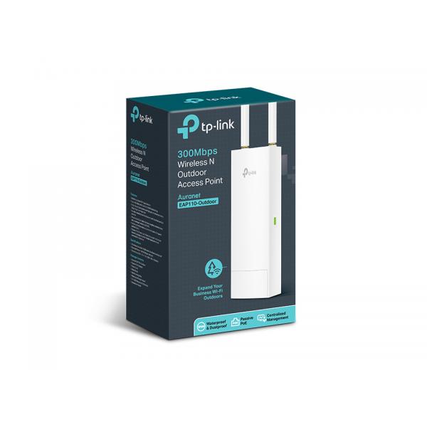 TP-LINK OMADA EAP110-OUTDOOR - ACCESS POINT 300 Mbit/s 2,40Ghz WIRELESS + 1 PT RJ45