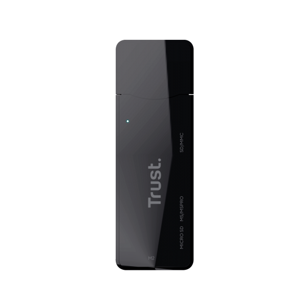 Trust NANGA lettore di schede USB 3.2 Gen 1 (3.1 Gen 1) Type-A Nero