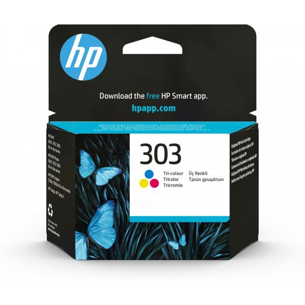 HP 303 TRI-COLOR (T6N01AE) - CARTUCCIA ORIGINALE