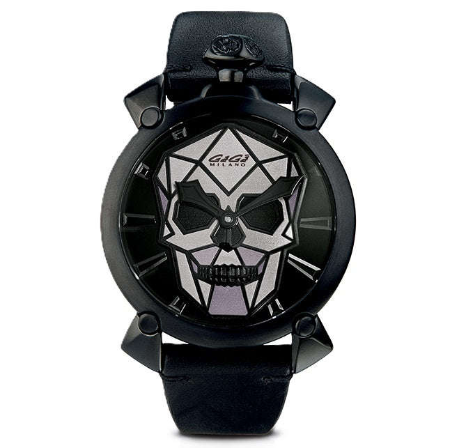 GAGA' MILANO Mod. BIONIC SKULL - Black ***SPECIAL PRICE***