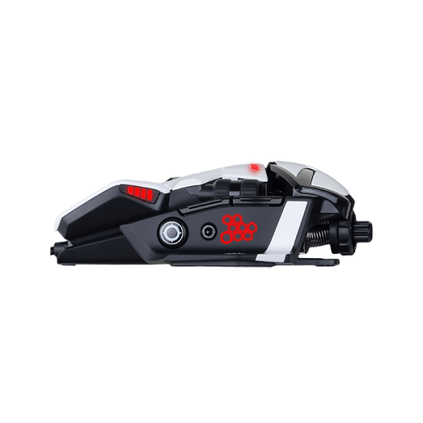 MAD CATZ GAMING MOUSE R.A.T. 6+ WHITE OTTICO ALLUMINIO 12K DPI 11xPULSANTI