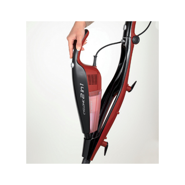 ARIETE EVO 2 IN 1 (2764/10) - SCOPA ELETTRICA + ASPIRABRICIOLE SENZA SACCO - 2 ACCESSORI INCLUSI - 0,8L - 600W