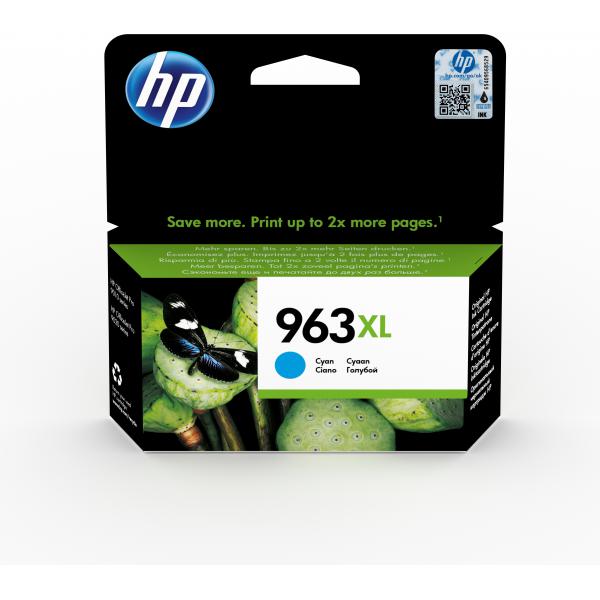 HP 963XL CIANO (3JA27AE) - CARTUCCIA ORIGINALE AD ALTA EFFICIENZA