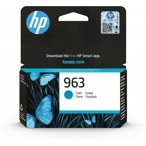 HP 963 CIANO (3JA23AE) - CARTUCCIA ORIGINALE