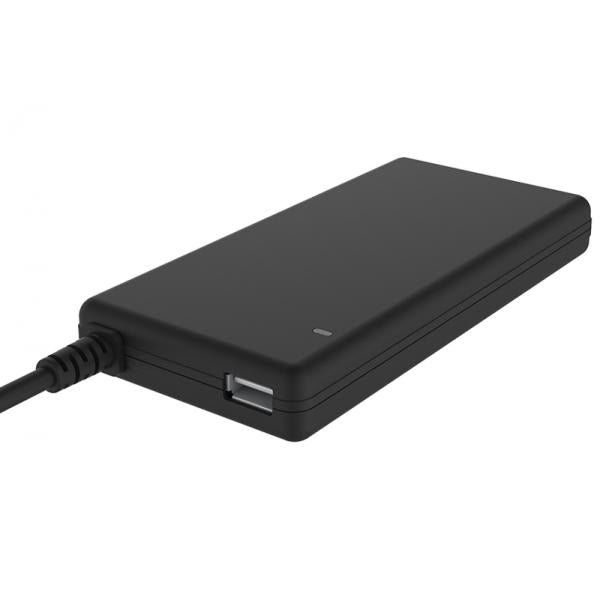 ITEK ALIMENTATORE UNIV.SLIM NOT. 90W 12 conn, USB 5V1A 100/240VAC 15/20VDC