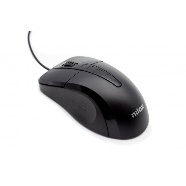 Nilox MOUSB1001 mouse Ufficio Mano destra Ottico 1000 DPI - (Nilox MOUSB1001 mouse Ufficio Mano destra Ottico 1000 DPI)