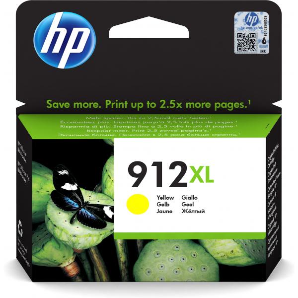 HP 912XL YELLOW (3YL83AE) - CARTUCCIA ORIGINALE AD ALTA EFFICIENZA
