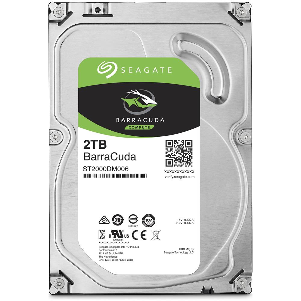 SEAGATE BARRACUDA HDD 2TB (ST2000DM008) - HARD DISK INTERNO - 3.5"" - SATA 3