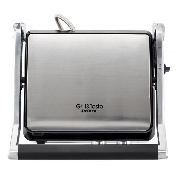 ARIETE GRILL AND TASTE (1918) - PIASTRA ELETTRICA ANTIADERENTE - 5 LIVELLI COTTURA - APERTURA 180 GRADI - 2000W