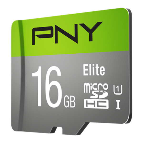 PNY ELITE 16GB MICRO SD CON ADATTATORE SD (SDU16GU185GW-GE)