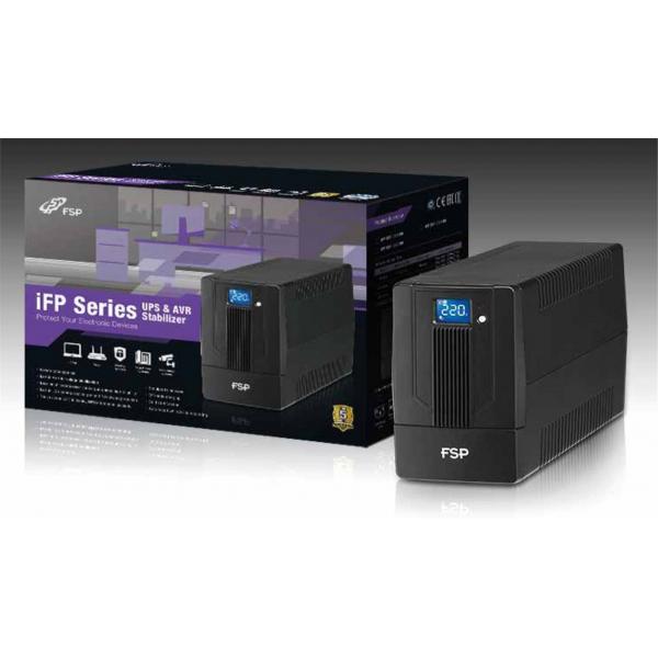 FSP FORTRON UPS iFP1500 1500VA 900W,SCHUKO*2+IEC*2,12V/9AH*2,LCD TOUCH SCRE