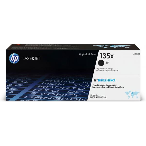 HP 135X BLACK (W1350X) - TONER ORIGINALE AD ALTA EFFICIENZA