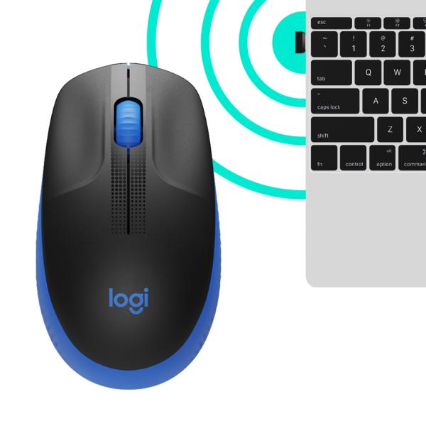 MOUSE LOGITECH M190 - WIRELESS BLU 910-005907