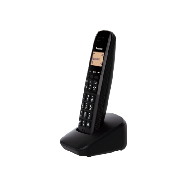 PANASONIC KX-TGB610JT (NERO) - TELEFONO CORDLESS - IMPUGNATURA ANTISCIVOLO - AUTONOMIA IN CHIAMATA 18H