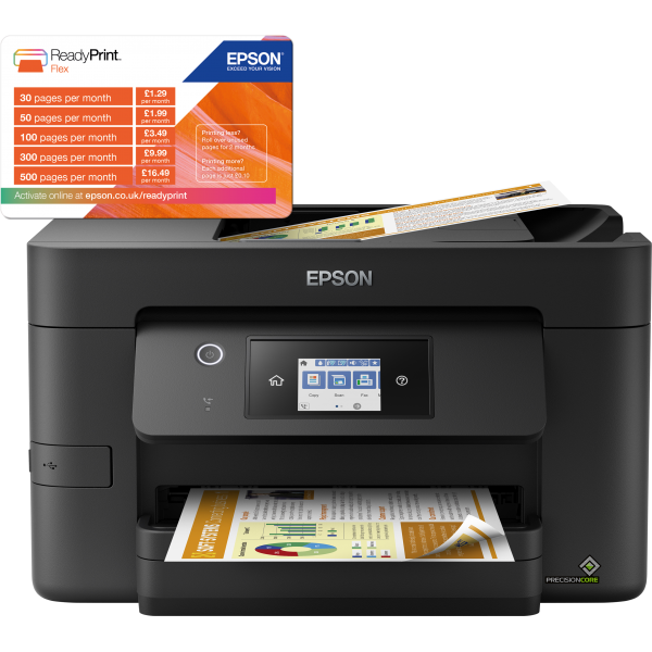 Epson WorkForce Pro WF3825DWF Ad inchiostro 4800 x 2400 DPI 21 ppm Wi-Fi