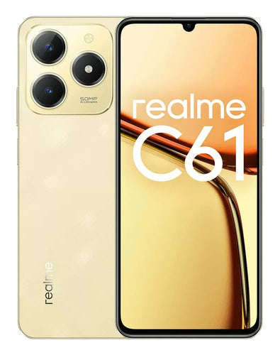 realme C61 17,1 cm (6.74") Doppia SIM Android 14 4G USB tipo-C 6 GB 128 GB 5000 mAh Oro