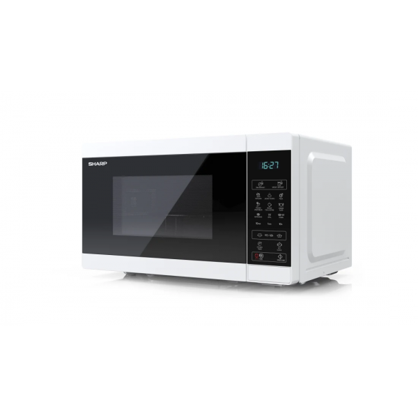 SHARP YC-MG02E-W - FORNO A MICROONDE 20LT - 800W - CONTROLLO DIGITALE - GRILL - 11 LIVELLI DI POTENZA - BIANCO