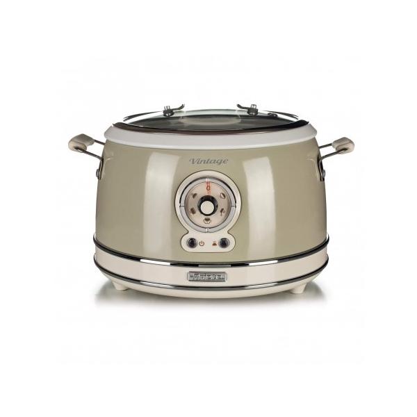 ARIETE CUOCIRISO VINTAGE BEIGE (2904/03) - 5 FUNZIONI COTTURA - 3.5LT (RISO 1.8LT) - 700W