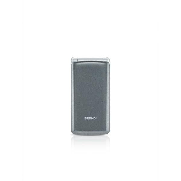 BRONDI AMICO SINCERO (GRIGIO) - TELEFONO CELLULARE PER ANZIANI - TASTO SOS - TORCIA - CONTROLLO REMOTO - ANNUNCIO VOCALE - FOTOCAMERA