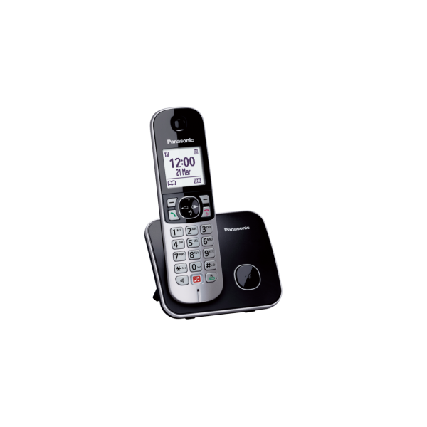 PANASONIC KX-TG6852JTB DUO CORDLESS DECT BLACK/SILVER + AGGIUNTIVO