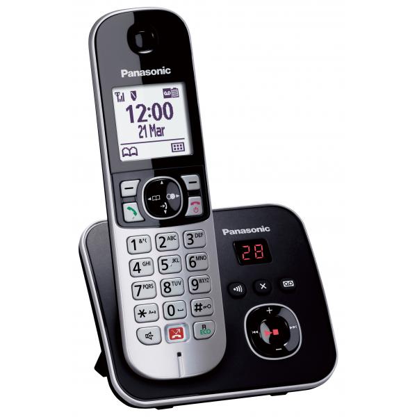 PANASONIC KX-TG6861JTB BLACK DECT CON SEGRETERIA
