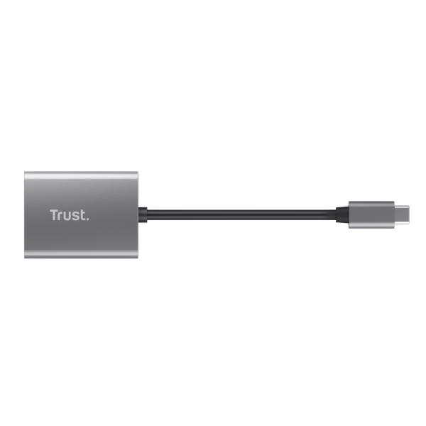 Trust 24136 lettore di schede USB 3.2 Gen 1 (3.1 Gen 1) Type-C Alluminio
