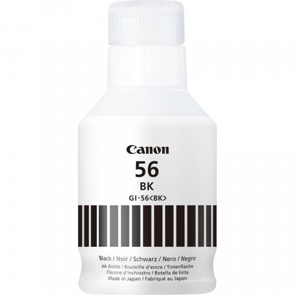 CANON GI-56BK NERO (4412C001) - CARTUCCIA ORIGINALE 170ML x GX3050 / GX4050 / GX5050 / GX6050 / GX7050